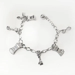 Kate Spade Moon River Bow Charm Bracelet NWT Silver Bows - Picture 1 of 6