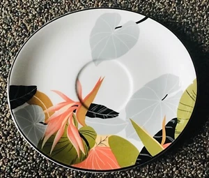 Sango Larry Laslo Collection Maui 7001 Bird of Paradise Oval Saucer Plate 1986 - Picture 1 of 3
