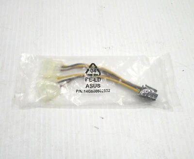 ASUS 14G000602502 Dual 4 Pin Molex to 6 Pin PCIe Power Adapter Cable - Bild 1 von 2