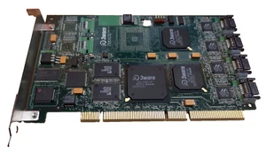 3 Ware 8 SATA Controller PCI Card 700-0123-01A - Picture 1 of 4