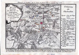 Antique map, Silesia, Bloquade de Sweidnitz, 1758 - Picture 1 of 1