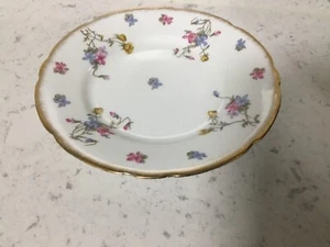 English Tea Set Royal Stafford Tea Plate Violets Pompadour C1960 - Foto 1 di 5