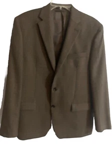 Ralph Lauren Mens 40 R Suit Jacket Wool Mini Houndstooth Blazer Sport Coat EUC - Picture 1 of 8