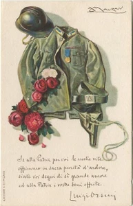 KRIEGSANLEIHEN, PATRIOTISCH, AK MAUZAN - Italien Militär Kunst Postkarte - Bild 1 von 2