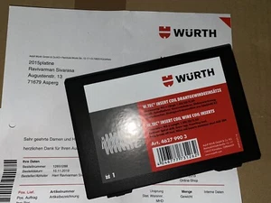 Würth W TEC Drahtgewindeeinsatz-Sortiment M3 INSERT COIL Free Running 24TLG - Picture 1 of 5
