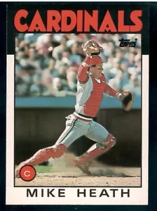 1986 Topps Traded Baseball Card # 46T - Mike Heath - I Combine S/H - Picture 1 of 2