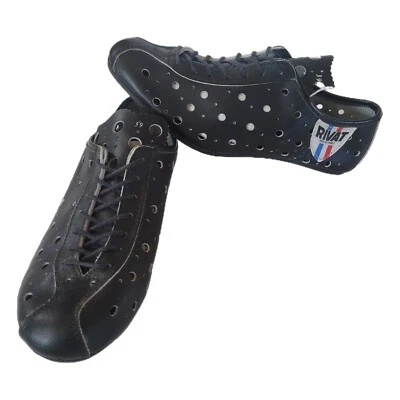 Vtg Rivat France Cycling Shoes 1970’s Rare All Leather In VG Cond Sz 39 (6 US) - Image 1 of 4