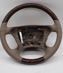 Original Mercedes R230 SL Holzlenkrad a2304601203 8L00 heizbar Perle Dunkel - Picture 1 of 4