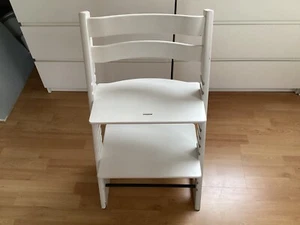 Stokke Tripp Trapp Hochstuhl Newborn fähig weiß 3. Generation Triptrap 🐼🐻🐨🦄 - Bild 1 von 10