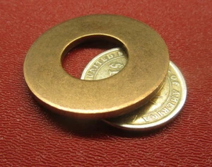 Bronze Round Washer, No 5/8 Screw, 1.50" OD x .091" Thick, 5 pcs - Picture 1 of 10
