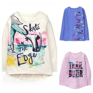 Gymboree Girls Graphic Long Sleeve Tee Shirt SELECT SIZE & MODEL NEW - Picture 1 of 24