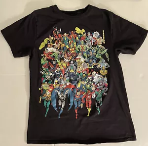 T-Shirt DC Comics Super Heroes and Villains Jugend Jungen schwarz Kinder Gr. M - Bild 1 von 4