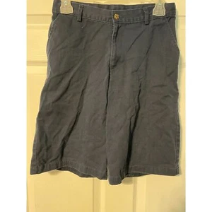 Boys Izod Navy Blue Uniform Shorts 18 Regular - Picture 1 of 4