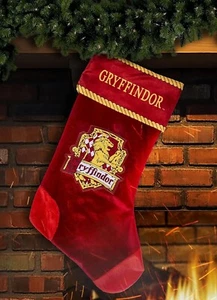 Harry Potter: Gryffindor Large Christmas Xmas Stocking Christmas Ornament - New - Picture 1 of 2