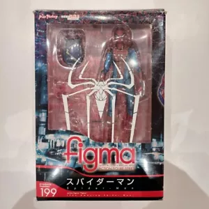 USED Max Factory Figma 199 Amazing Spider-Man Figure - Picture 1 of 2