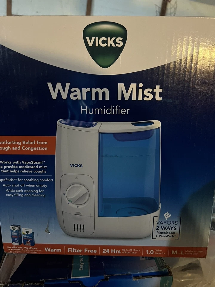 Humidificador de niebla caliente Vicks filtro VWM845 de 1 galón Foto 1 de 1