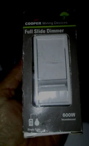 New Full Slide Dimmer Light Switch, 600w Incandescent, SI061-V-K - Picture 1 of 1