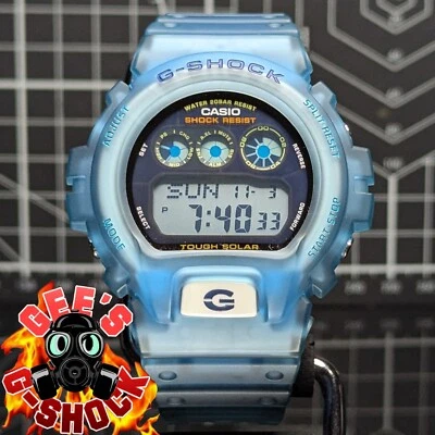 Casio G-Shock G-6900 Blue Skeleton Green Orange Black Eco Themed Tough Solar '10 - Image 1 of 4