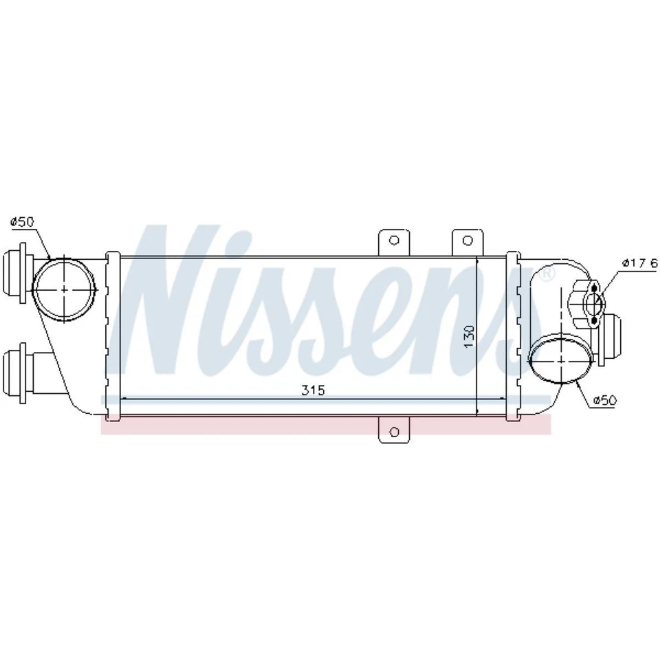 Ladeluftkühler luftgekühlt Aluminium passend für KIA Cee'D SW ED Pro - Bild 1 von 1