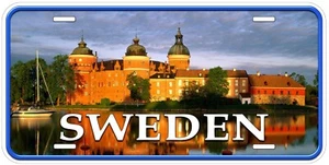 Sweden Castle Novelty Car License Plate - Picture 1 of 3
