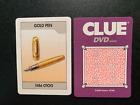 Clue DVD GOLD PEN Przedmiot Gra karciana Zamiennik Piece 2006 Hasbro