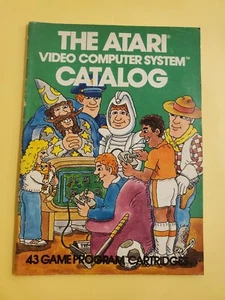 Vintage 1981 Atari Video Computer System Catalog 43 Games Paperback - Picture 1 of 2
