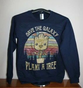 SAVE THE GALAXY - PLANT A TREE Sweatshirt, Small in Blau - Bild 1 von 4