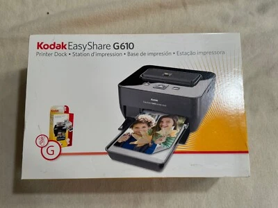 KODAK EASY SHARE G610 DIGITAL PHOTO PRINTER DOCK NEW OPEN BOX - No Film * B186 - Image 1 of 4