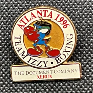 Team Izzy Boxing - Atlanta 1996 Olympic Mascot Pin. XEROX Sponsor. - Picture 1 of 3