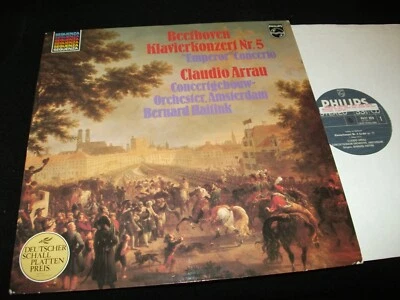 BEETHOVEN EMPEROR CONC.<>CLAUDIO ARRAU<>SAMPLER Lp Vinyl~Neth.<>PHILIPS 6527 055 - Image 1 of 2