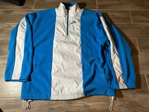 Chaqueta Vintage Años 90 Nike Finlandia Rayas Línea Polar XXL Hecha en EE. UU. Muy Limpia - Imagen 1 de 10
