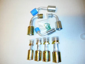 ACCESORIOS DE AIRE ACONDICIONADO BEADLOCK MACHO INSERCIÓN O ANILLO PRENSADO, RECTO, 45,90 GRADOS 8 piezas. - Imagen 1 de 1