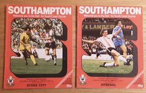 Southampton 1979/80 Selection of Home League Programmes from menu - Picture 1 of 3