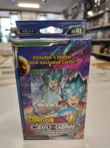 SEALED AWAKENING SD01 Starter Deck BOX DRAGON BALL TCG super card game Bandai - Picture 1 of 1