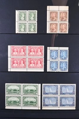 Canada Scott # 211-216 Blocks of 4 VF OG NH Stamps Cat $138 - Image 1 of 2