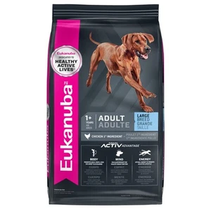 Adult Large Breed Dog Food Dry, Dry Dog Food with Protein, DHA and Vitamins, ... - Picture 1 of 9