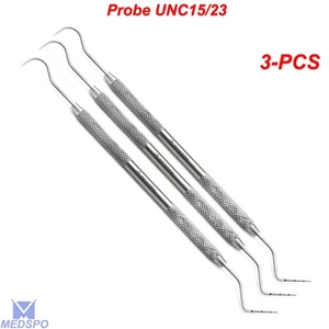 Sonda periodontal explorador UNC15/23 diagnósticos codificados por colores instrumentos dentales - Imagen 1 de 5