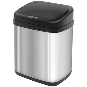 HOMCOM Automatic Sensor Dustbin Stainless Steel Rubbish Waste Bin Trash 20L - Picture 1 of 11