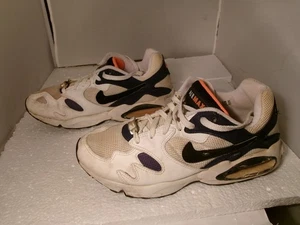 De colección 1995 Nike Air Max² Triax OG 104048-101 blanco azul EE. UU. 10,5 pantalla solamente - Imagen 1 de 15