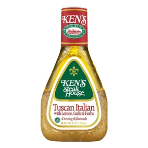 Ken's Steak House toskanisch italienisch mit Zitrone, Knoblauch & Kräutern Salatdressing 16oz - Bild 1 von 2