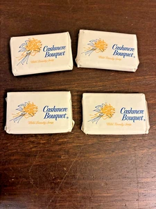 Barra de jabón de viaje con ramo de cachemir, lote de 4, jabón de belleza suave, 2 1/4" - Imagen 1 de 3