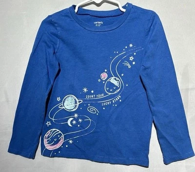 Camiseta manga larga Carter’s Blue Boy 4 Foto 1 de 4