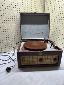 Reproductor de discos vintage Webster Chicago modelo 130-1 de 3 velocidades ENCENDIDO - Imagen 1 de 18