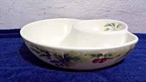 Vintage Pfaltzgraff Jamberry Chip & Dip Bowl - Picture 1 of 3