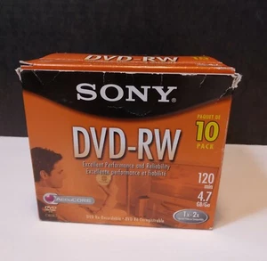 Sony (8) DVD-RW (2) DVD+R DL Neu OVP - Bild 1 von 8