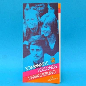 Comb. Seguro de personas 1977 | Folleto publicitario RDA Estado Seguro - Imagen 1 de 1