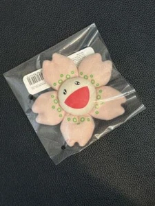 Takashi Murakami Flores de Cerezo Rosa Peluche Mascota Llavero Dije Kaikai Kiki - Imagen 1 de 2