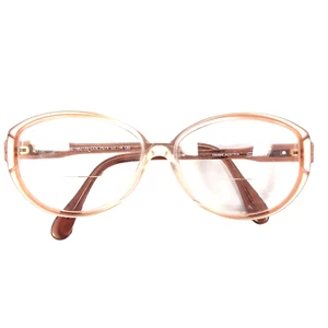 Mod Vintage Eyeglasses Frames Austria 52-14-130 Big Lens Copper ombre plastic  - Picture 1 of 7