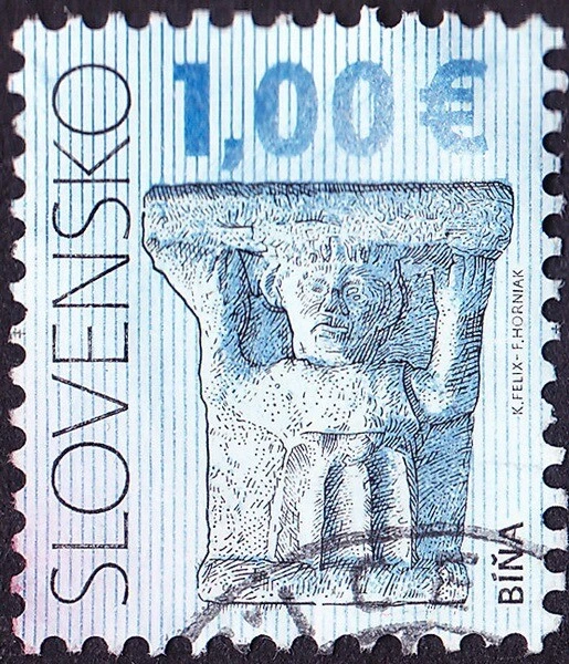 Slovakia - 2009 - 1,00 Euro Church of the Virgin Mary Architecture Issue # 567 - Image 1 of 1