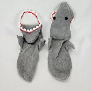 Strick süße Hai Socken 3D Winter warm dick lustig Strick Tier Männer Frauen Hai - Bild 1 von 4